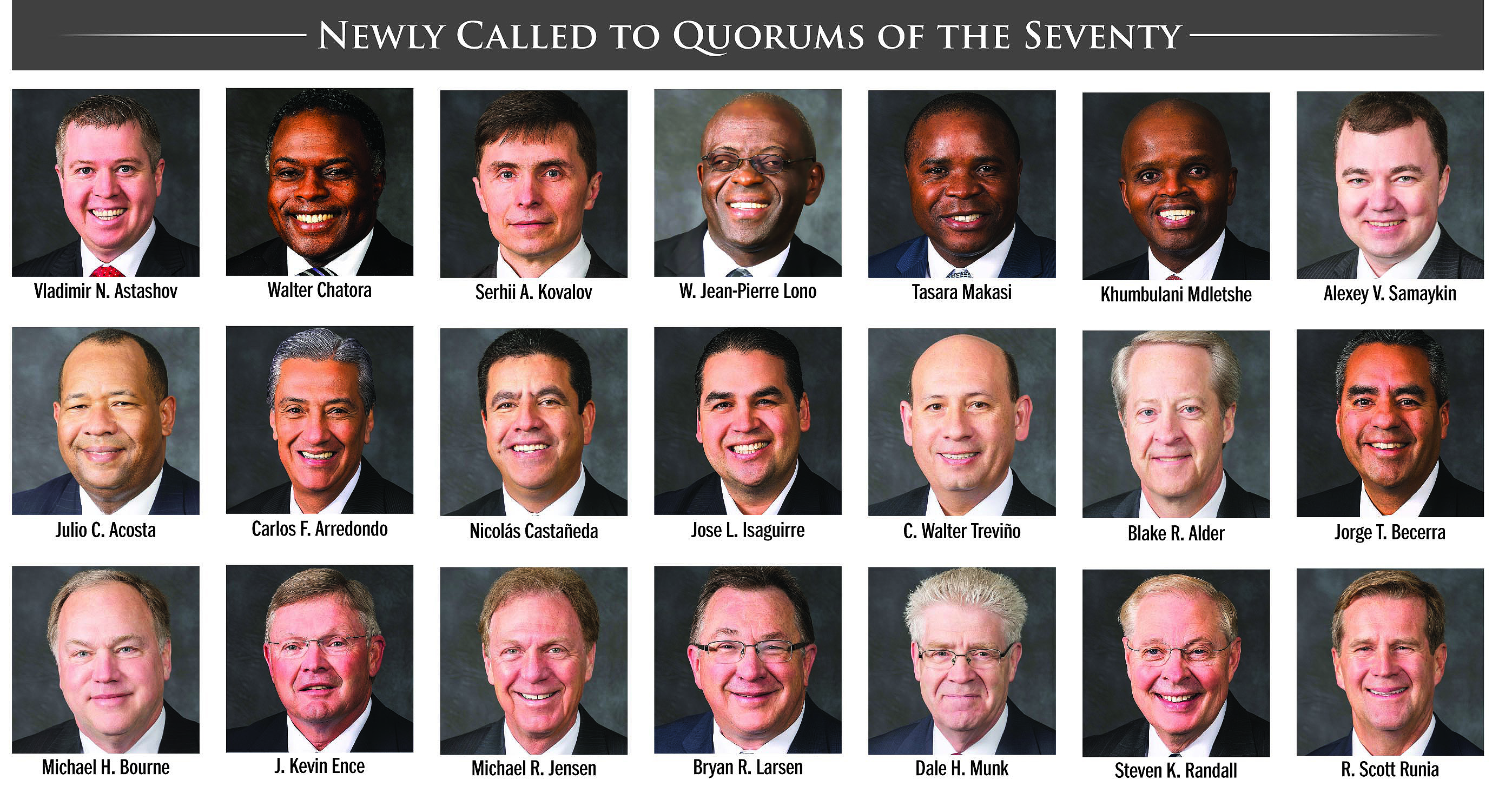 42 Area Leaders Called to Quorums of the Seventy Church News and Events