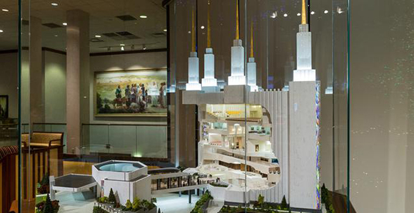 Model Of Washington D C Temple Interior On Display At