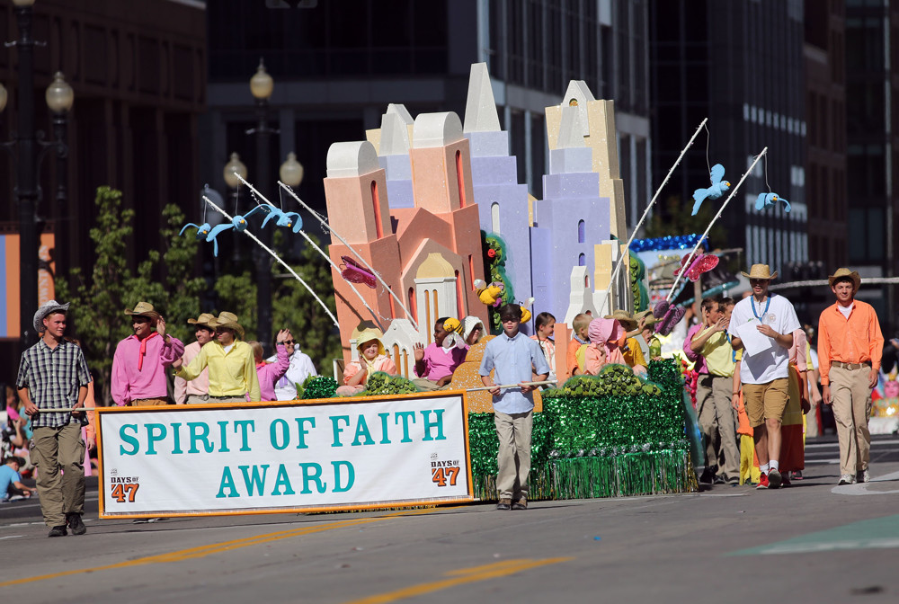 Floats New Frontiers” at Days of ’47 Parade Church News and