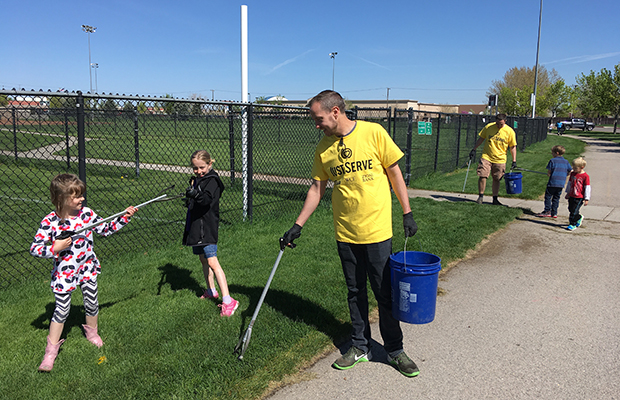 More Than 800 JustServe Volunteers Partner with Salt Lake Bees to Serve  Community - Church News and Events