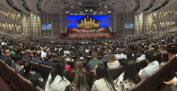 Coverage of the October 2019 Sunday Afternoon Session Church