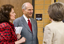 Frère Nelson et sa femme lors du séminaire 2011 des présidents de mission