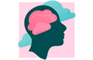 Illustration of a cloudy mind.