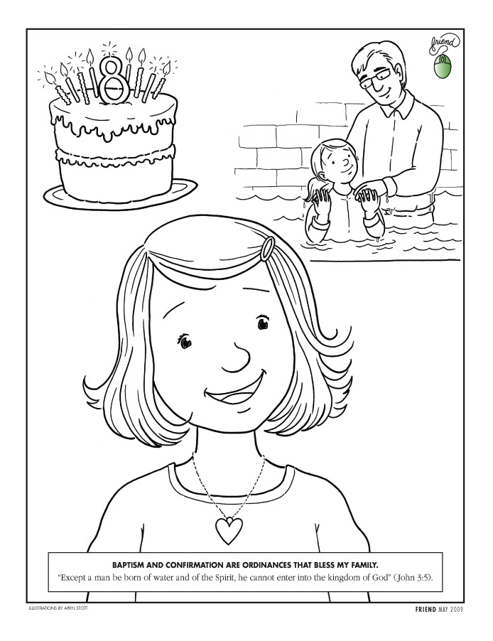 church of jesus christ coloring pages