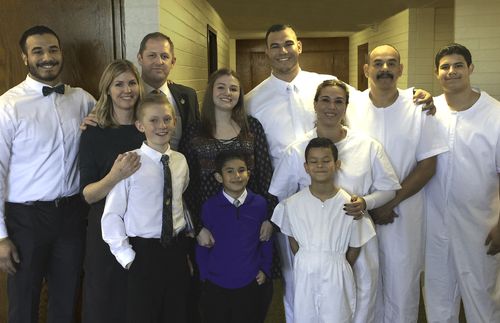 Baptism of Fernando’s family