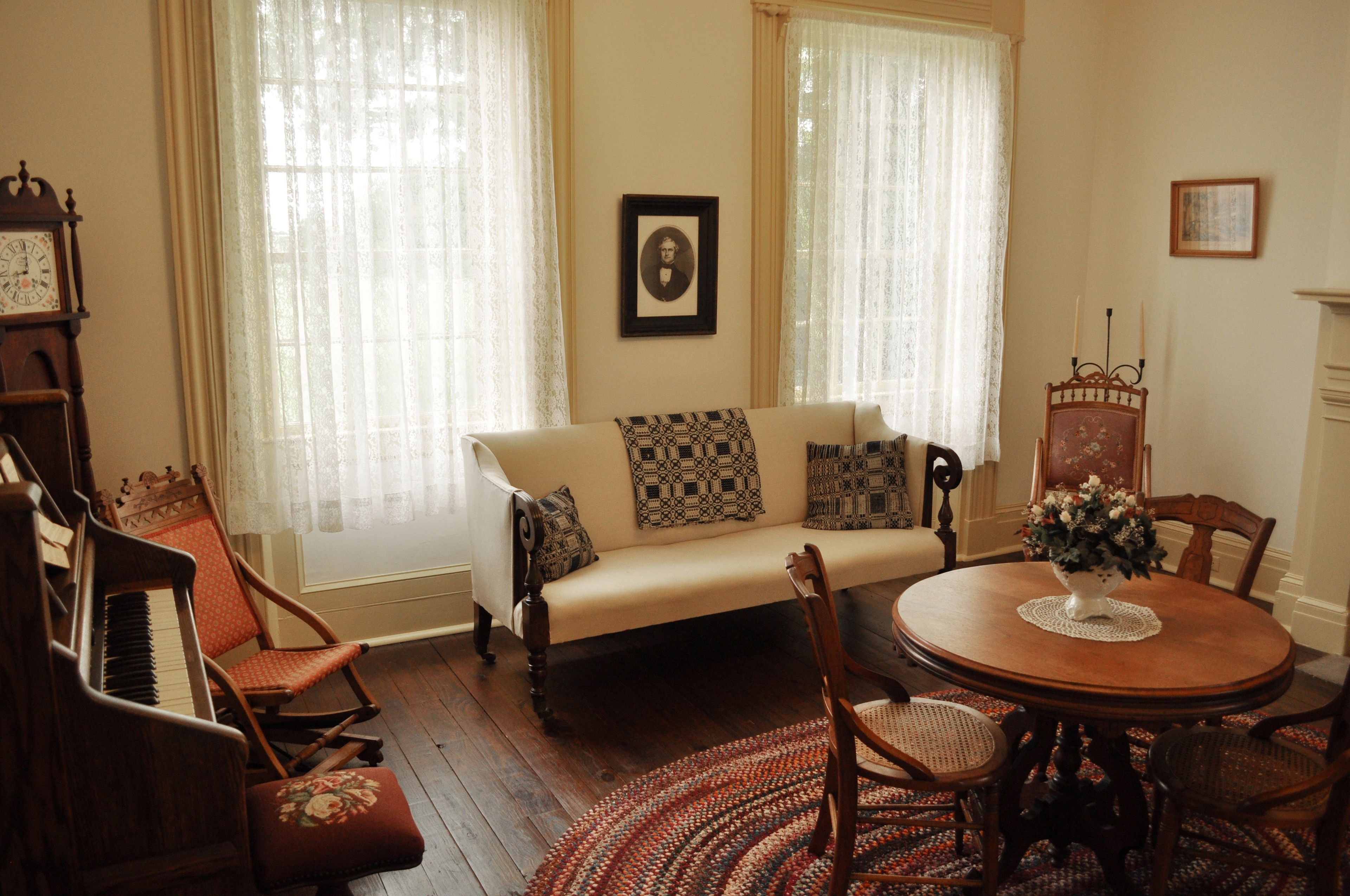 An inside look at the John Taylor home in Nauvoo, Illinois.