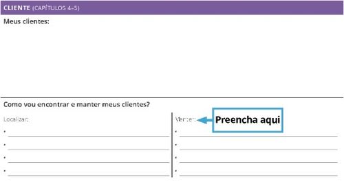 Exemplo: Como vou manter meus clientes?