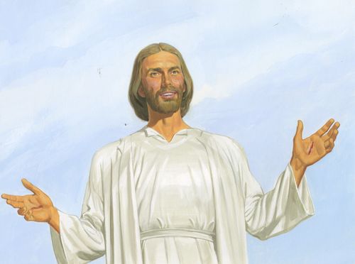 Jesus talking