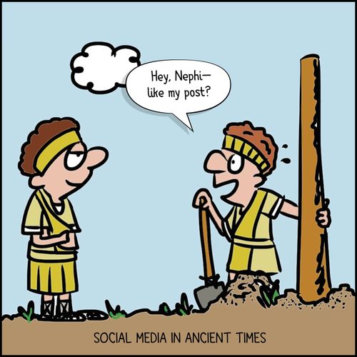 Nephites and a post