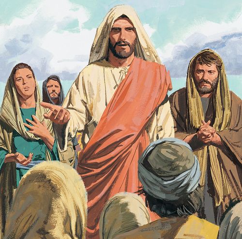 Jesus teaching disciples