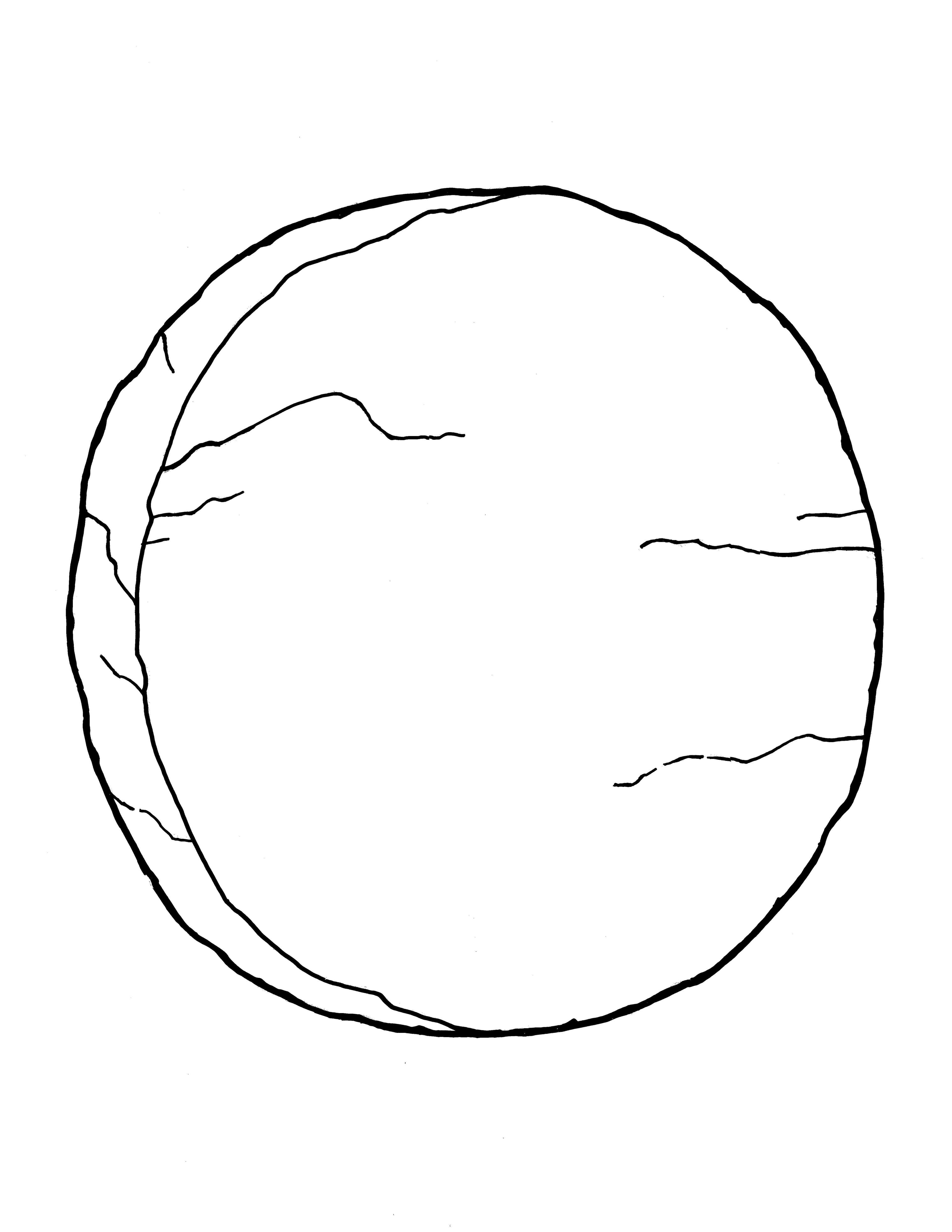 An illustration of the stone placed in front of the tomb, from the nursery manual Behold Your Little Ones (2008), page 123.