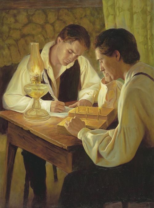 Joseph Smith traduit le Livre de Mormon
