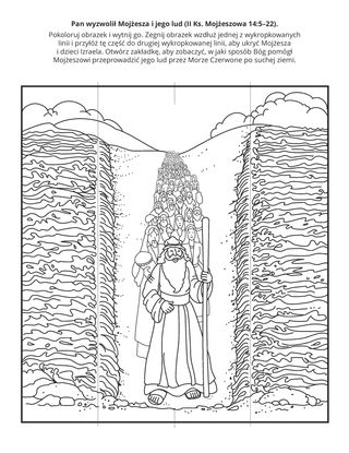 Strona z zadaniami: Pan wybawił Mojżesza i jego lud
