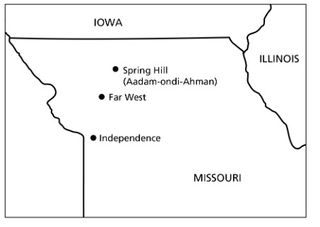 map, western Missouri