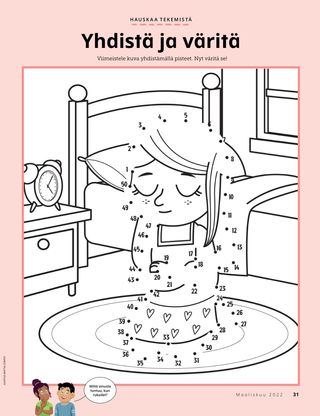 coloring page of girl praying