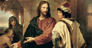 Christ and the Rich Young Ruler, by Heinrich Hofmann