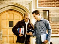 two men with Book of Mormon