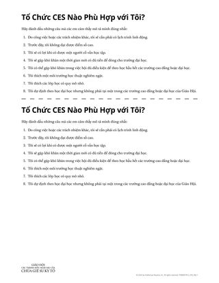 Tổ Chức CES Nào Phù Hợp với Tôi?