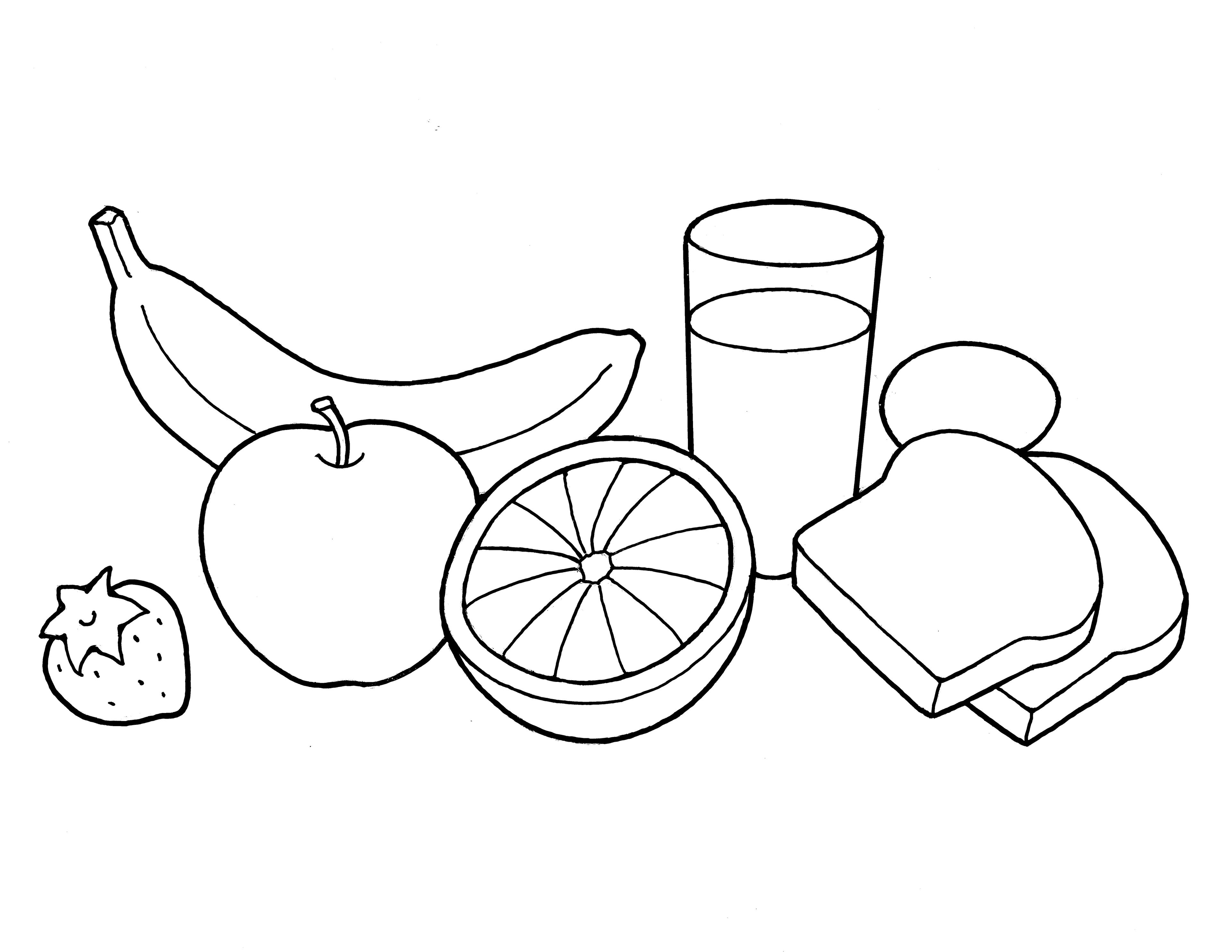 An illustration of food from the nursery manual Behold Your Little Ones (2008), pages 55 and 67.