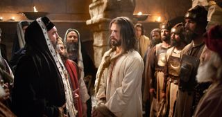 Jesus tried by the Sanhedrin