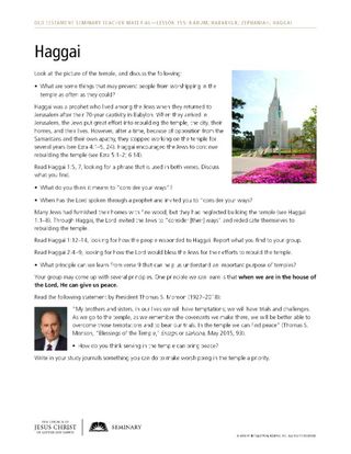 Haggai handout