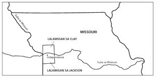 map, Missouri