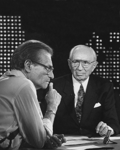 Larry King and President Hinckley