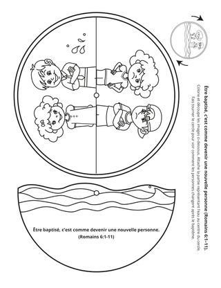 page des activités : se faire baptiser