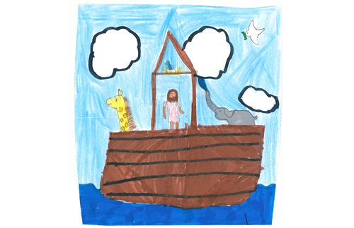 drawing of Noah’s ark