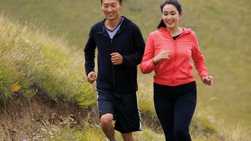 couple jogging