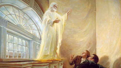 Walter Rane, ‘Jesus Christ Appears to the Prophet Joseph Smith and Oliver Cowdery’