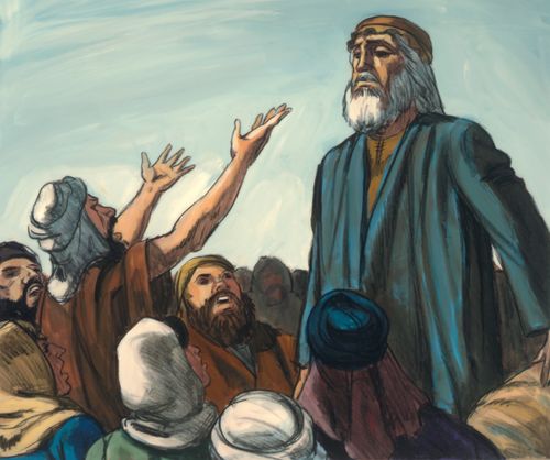 Israelites speaking to Aaron