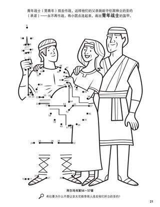 The Stripling Warriors coloring page