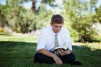 youth reading the Bible