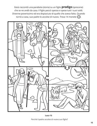 The Prodigal Son coloring page