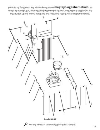 The Tabernacle coloring page