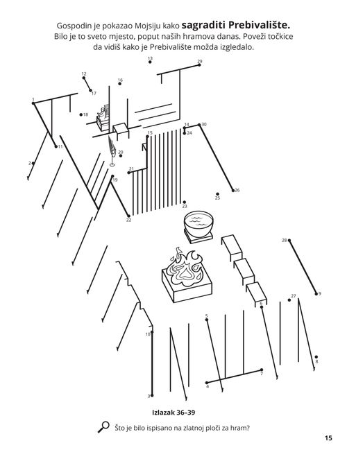 The Tabernacle coloring page