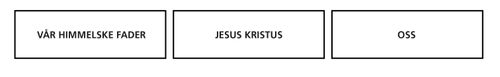 Vår himmelske Fader, Jesus Kristus, oss