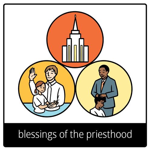 Gospel Language Symbol of blessings of the priesthood