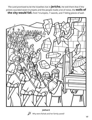 The City of Jericho coloring page