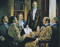 Joseph Smith organizing the Church