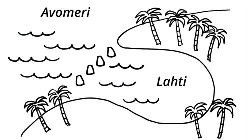 Piirros valtamerestä