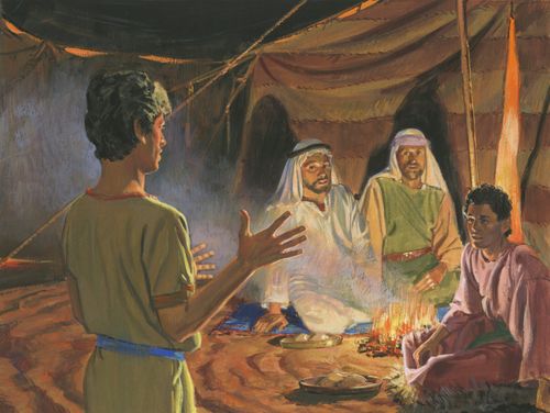 Nephi talking to brothers