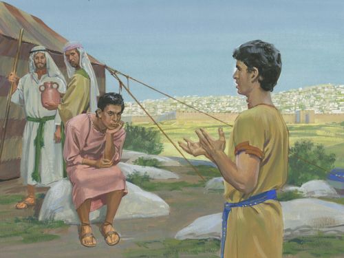 Nephi talking to brothers