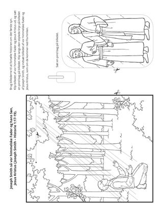 aktivitetsside: Joseph Smith så vor himmelske Fader og Jesus Kristus