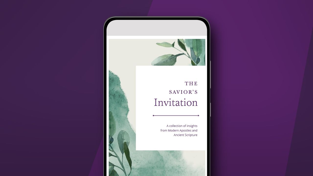 “The Savior’s Invitation” booklet