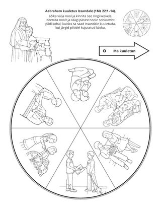 tegevusleht: Aabraham kuuletus Issandale