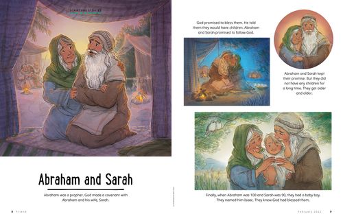 Illustrated scripture story