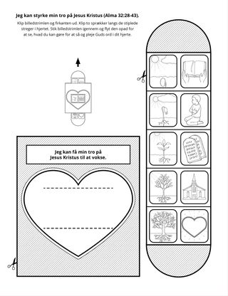 aktivitetsside: Jeg kan have tro på Jesus Kristus