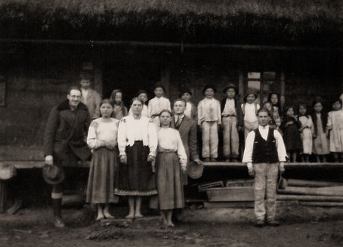 Arthur Gaeth with members in Subcarpathian Rus